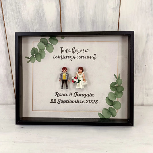 Cuadro boda Playmobil