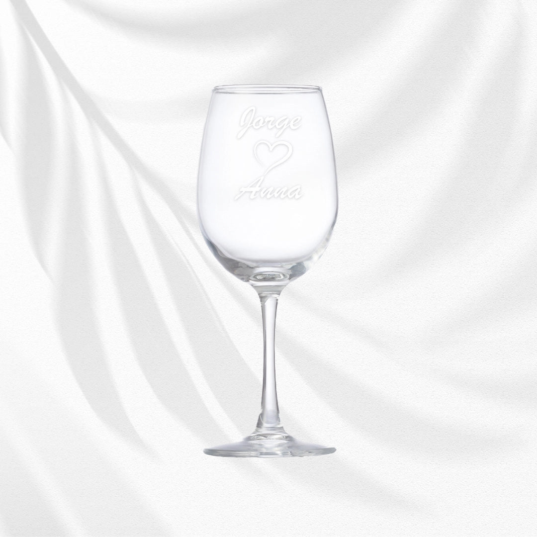 Set de vino con 2 copas