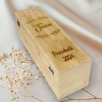 Estuche Madera Para Botella De Vino