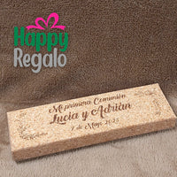 Estuche de corcho con bolígrafos