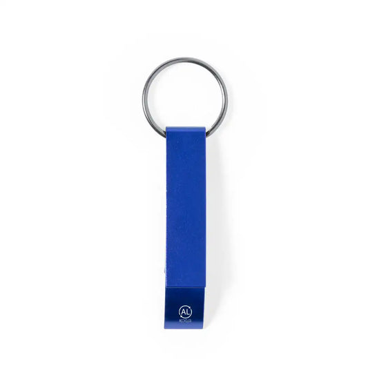 Llavero abridor aluminio - Azul