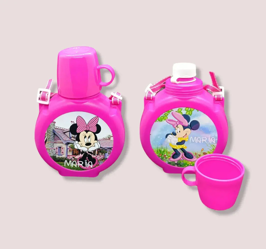 Cantimplora infantil con vaso