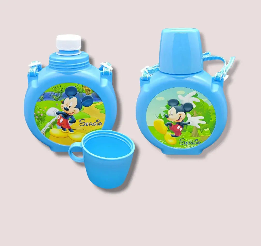 Cantimplora infantil con vaso