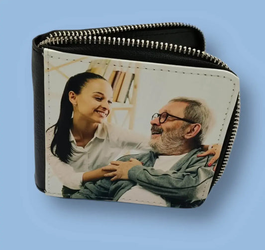 Cartera Polipiel con cremallera