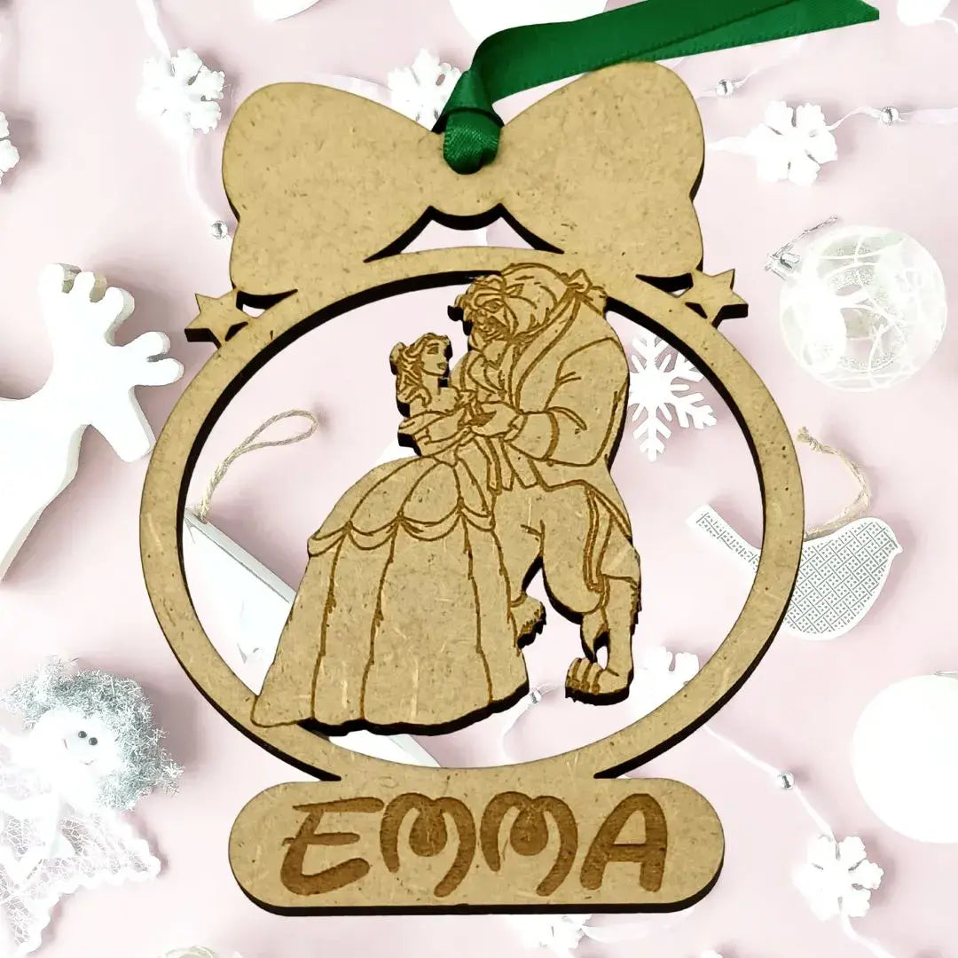 Bolas de Navidad personalizadas madera