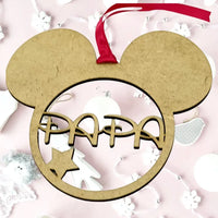 Bolas de Navidad personalizadas madera