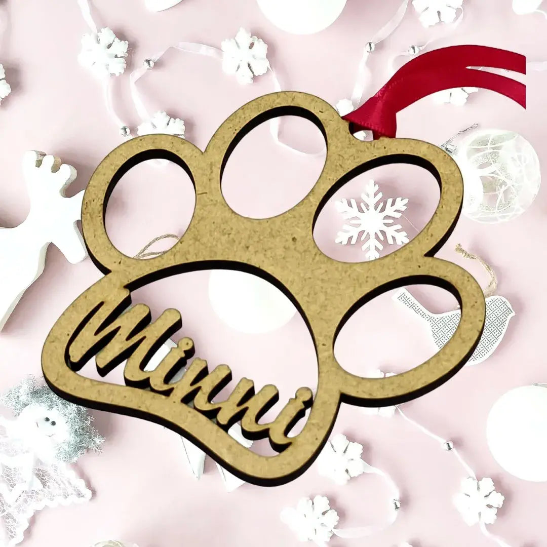Bolas de Navidad personalizadas madera