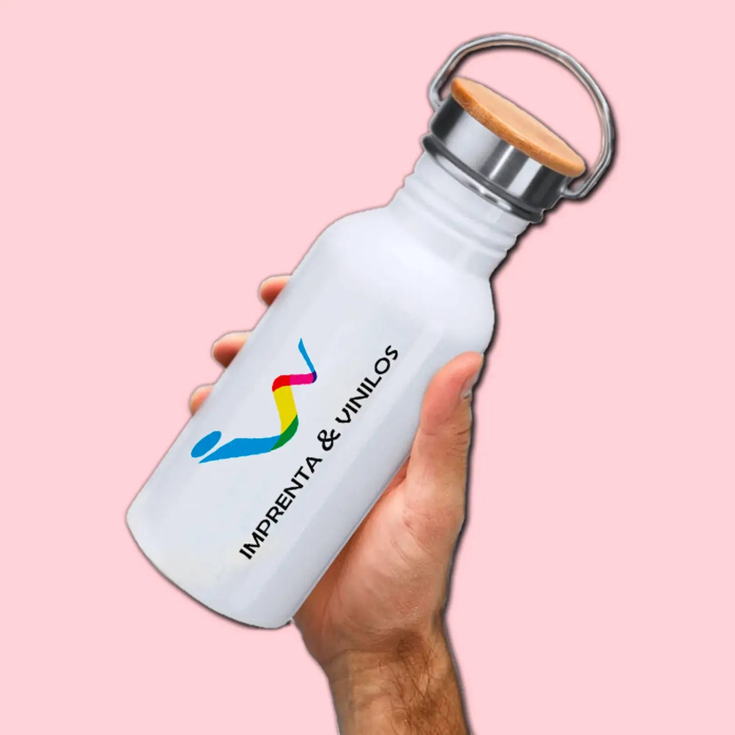 Botella personalizada tipo Lechera