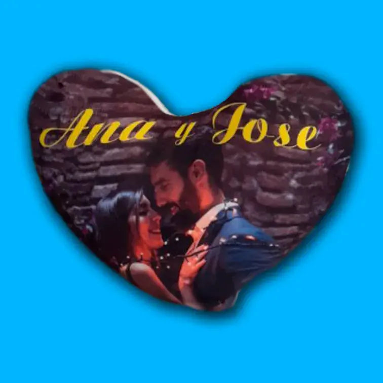 Cojines corazón personalizados
