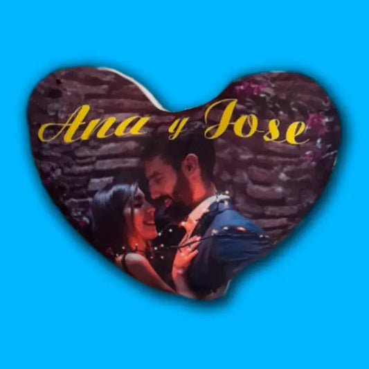 Cojines corazón personalizados