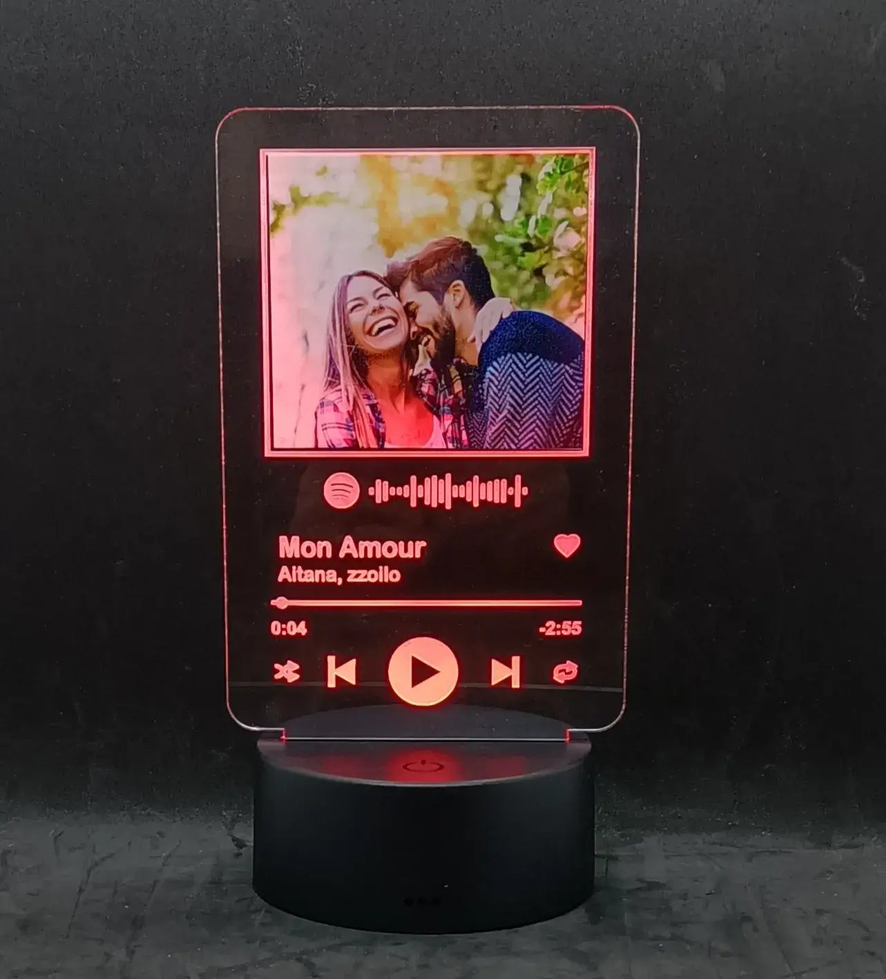 Lámpara led personalizada