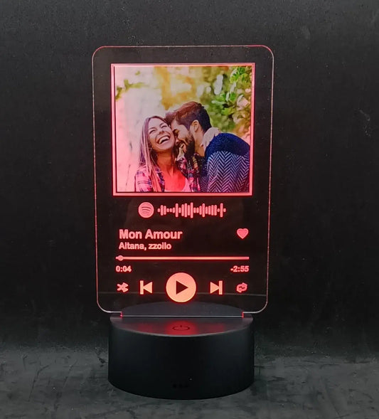Lámpara led personalizada