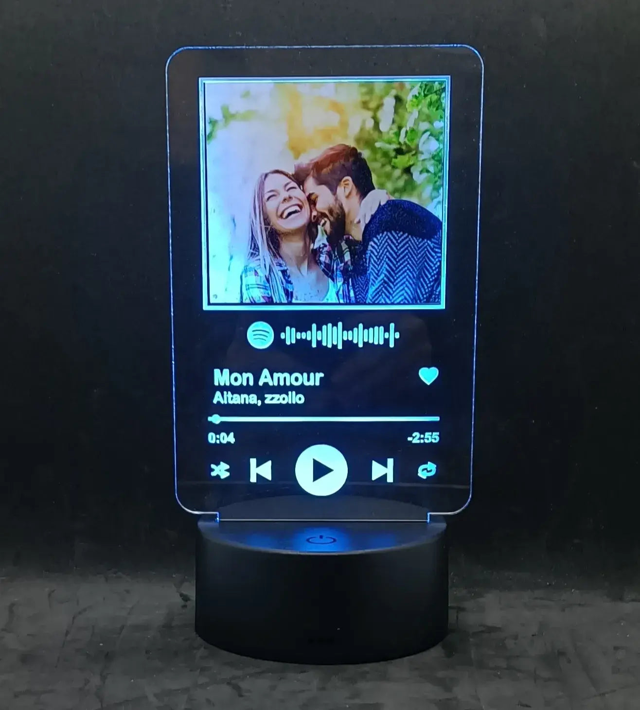 Lámpara led personalizada