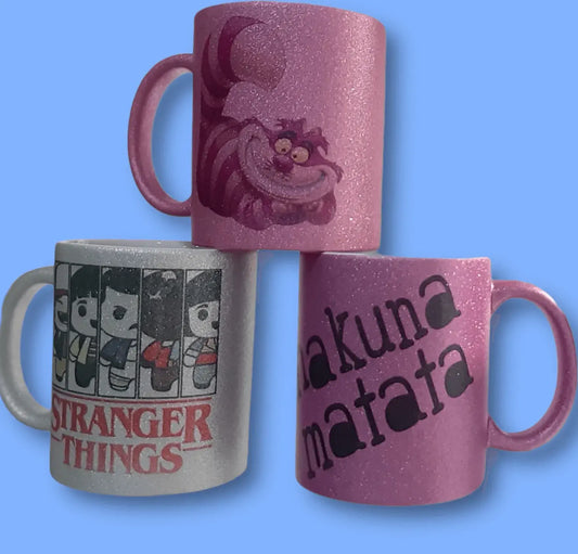 Tazas purpurina
