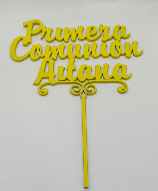 Topper cake Primera Comunión