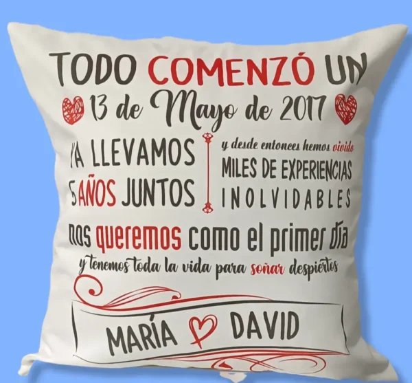 Cojines personalizados