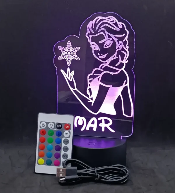 Lámpara led personalizada