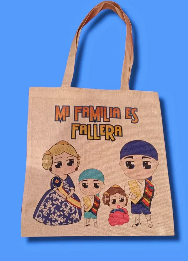 regalos personalizados paterna tote bag lino