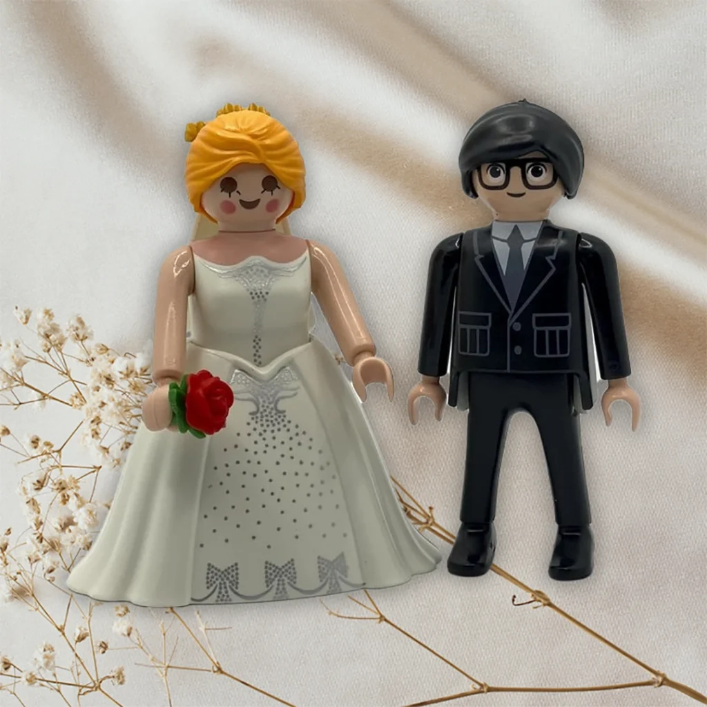 Cuadro boda playmobil1 happy regalo