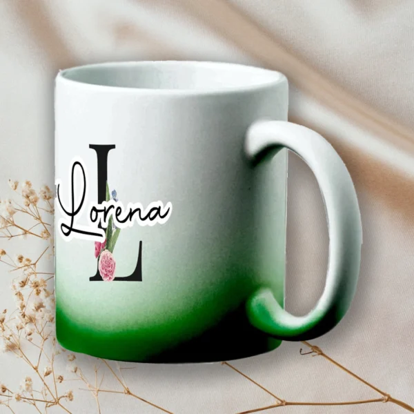 taza color degrade verde Happy Regalo