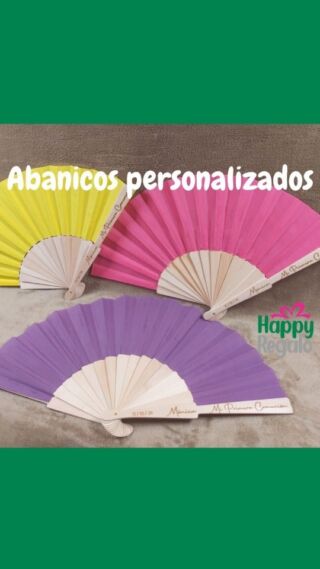 🌈 Make your event a rainbow of colour🌈 So that nobody gets hot at your party 🎉🎊 It's the season of events and celebrations 🎉🎊 and what better detail than a personalised fan 🎉 Order them before they disappear 💌 MDEn the Bio 👆 you find our website